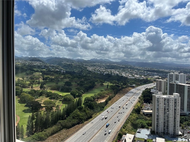 98-288 Kaonohi St Unit 3802, Aiea, HI 96701 - bird's eye view of a highway and a mountain backdrop