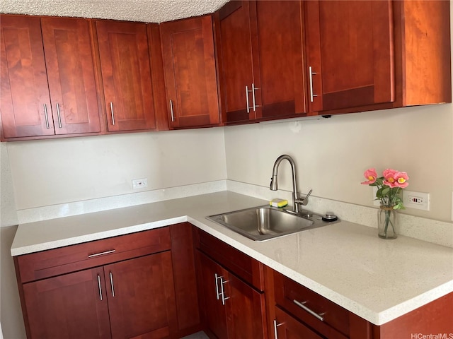 98-288 Kaonohi St Unit 3802, Aiea, HI 96701 - kitchen featuring a sink, dark brown cabinets, and light countertops