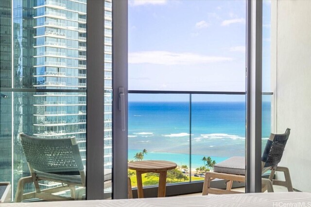 1000 Auahi St Unit 2410, Honolulu, HI 96814 - balcony featuring a water view
