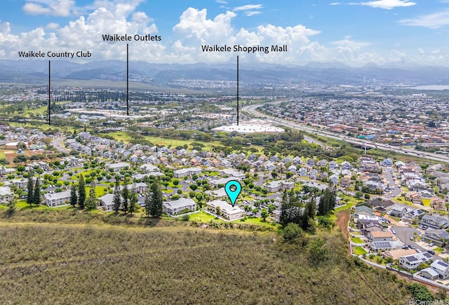94-608 Lumiaina St Unit S201, Waipahu, HI 96797 - birds eye view of property with a mountain view and a residential view