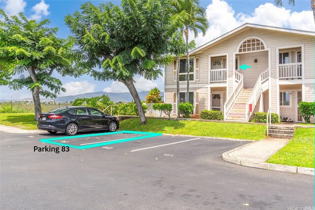 94-608 Lumiaina St Unit S201, Waipahu, HI 96797 - exterior space featuring a mountain view and stairs