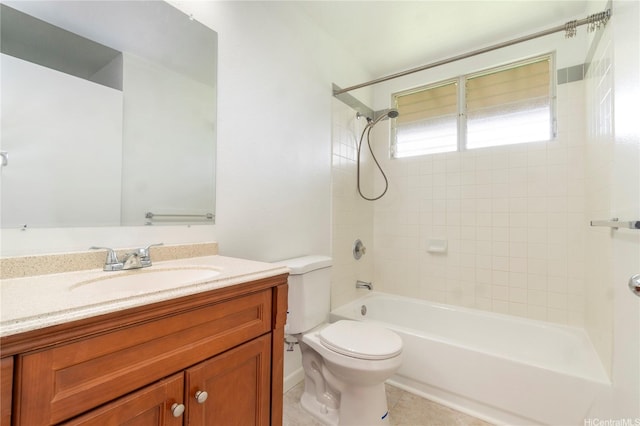 94-608 Lumiaina St Unit S201, Waipahu, HI 96797 - bathroom featuring vanity, tile patterned floors, bathtub / shower combination, and toilet