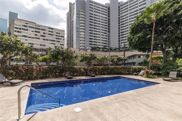 view of pool