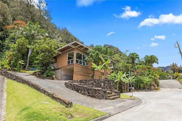 view of front of home