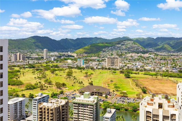 229 Paoakalani Ave Unit 3801, Honolulu, HI 96815 - mountain view with a view of city
