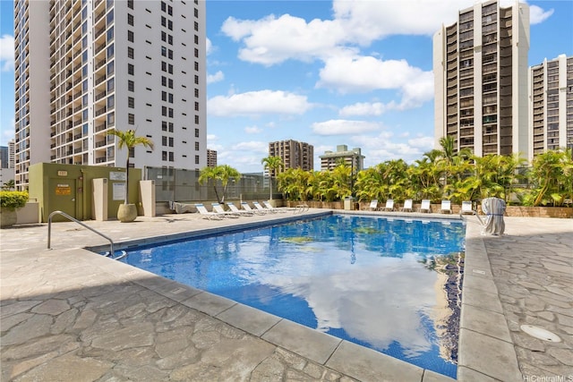 229 Paoakalani Ave Unit 3801, Honolulu, HI 96815 - pool featuring a patio
