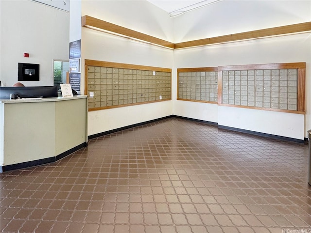 view of property's community featuring mail area