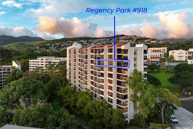 3138 Waialae Ave Unit 918, Honolulu, HI 96816 - view of apartment building / complex featuring a mountain view
