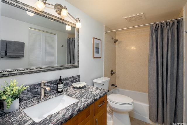 3138 Waialae Ave Unit 918, Honolulu, HI 96816 - bathroom with vanity, shower / tub combo, and toilet