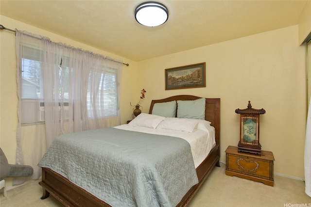 bedroom with carpet flooring