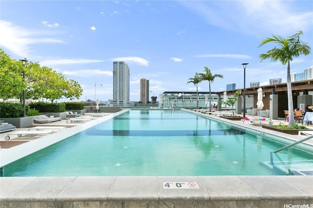 view of community pool