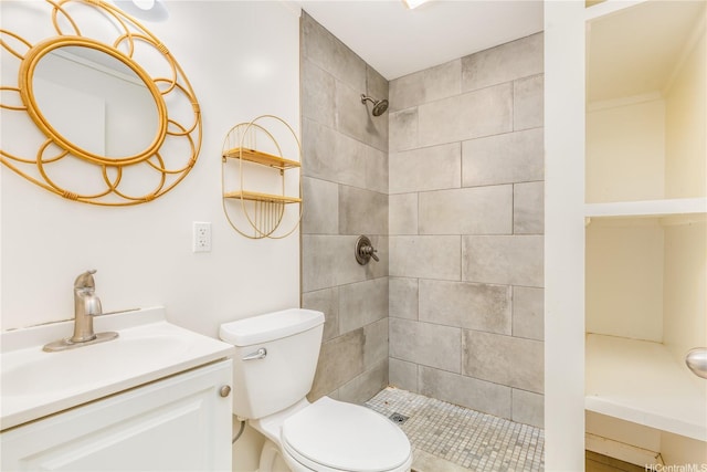 1182 Lauloa St, Kailua, HI 96734 - bathroom with vanity, toilet, and tiled shower