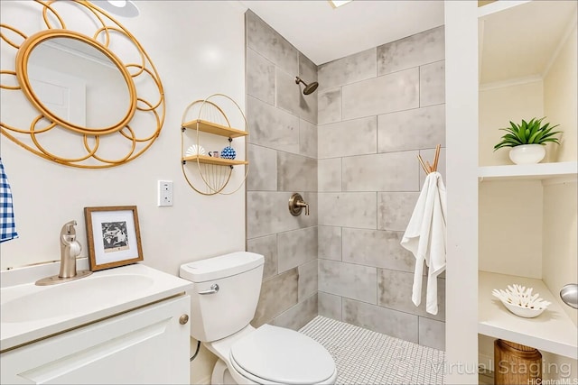 1182 Lauloa St, Kailua, HI 96734 - full bath featuring vanity, a tile shower, and toilet