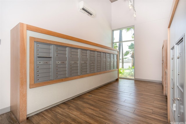 surrounding community with mail area