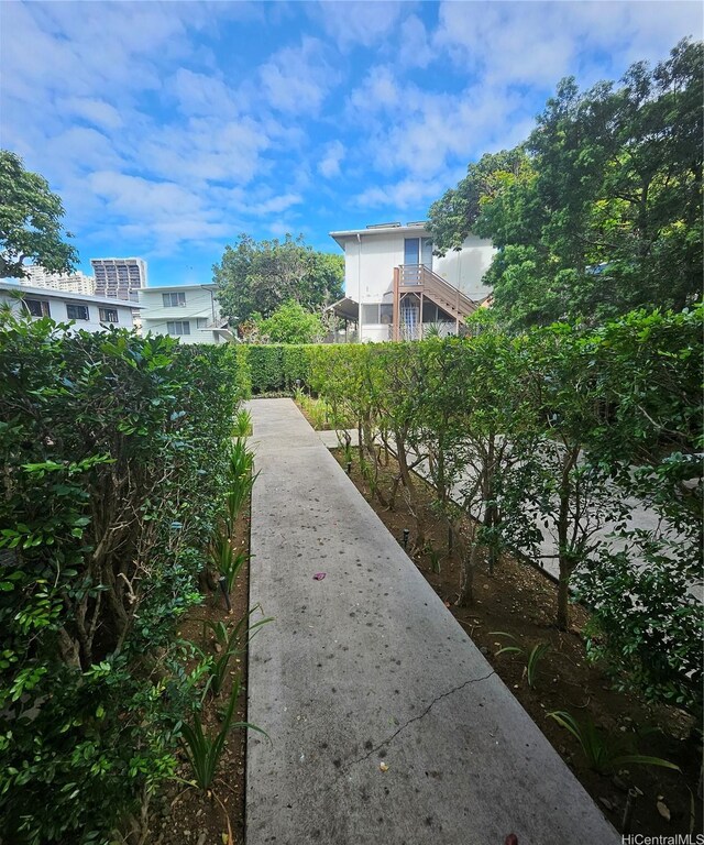 view of community