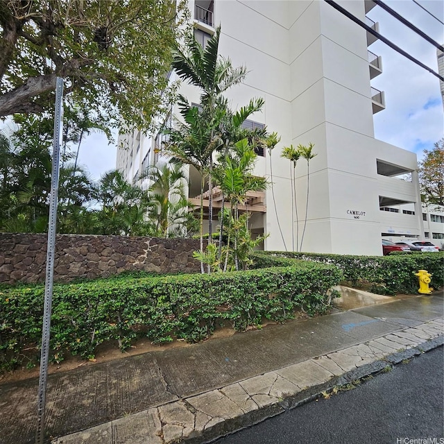 view of property