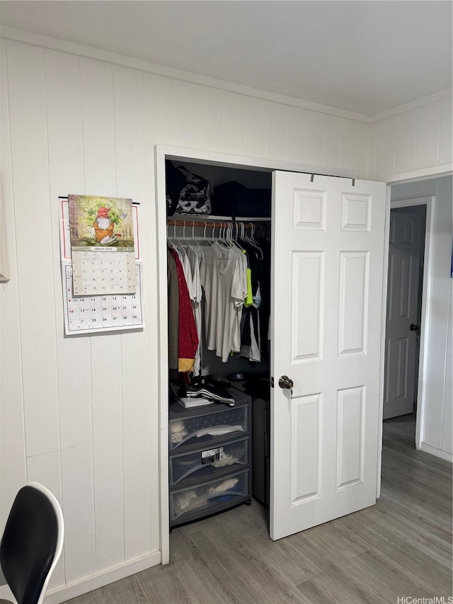 view of closet