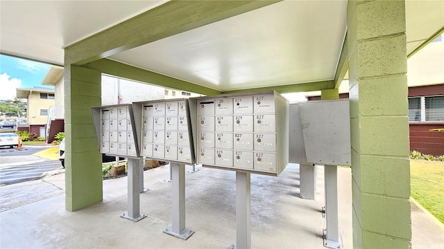 surrounding community featuring mail area