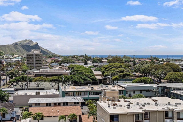3350 Sierra Dr Unit 601, Honolulu, HI 96816 - drone / aerial view featuring a mountain view