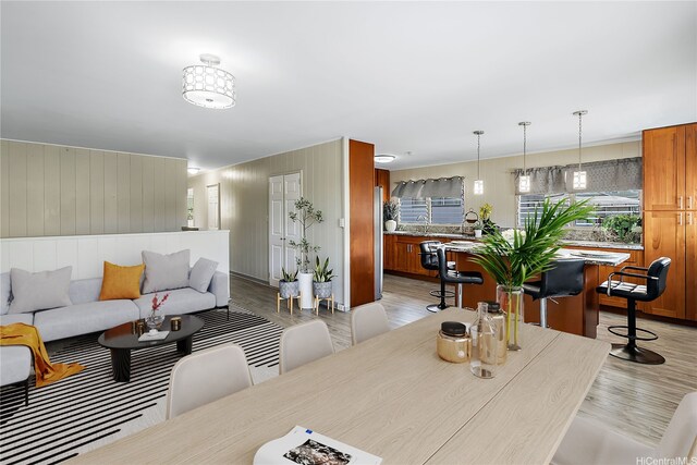1727 Ema Pl, Honolulu, HI 96819 - dining room featuring light wood finished floors