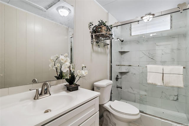 1727 Ema Pl, Honolulu, HI 96819 - bathroom featuring a shower stall, toilet, and vanity