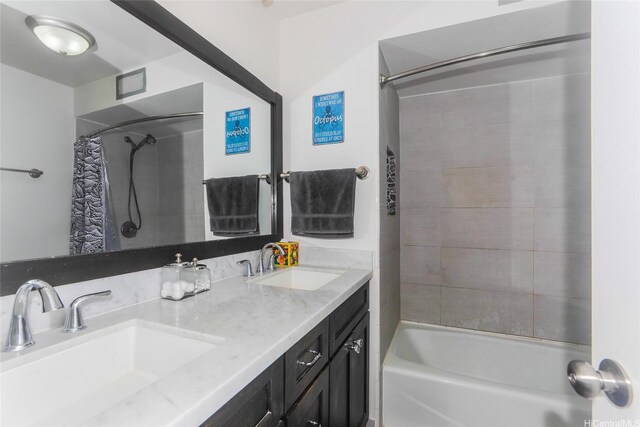 6770 Hawaii Kai Dr Unit 905, Honolulu, HI 96825 - full bath with shower / bath combo and double vanity