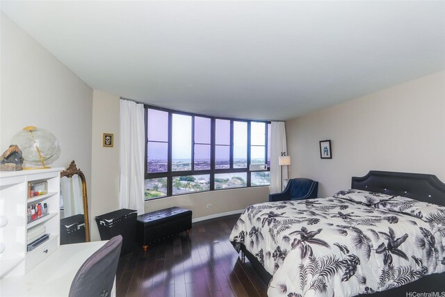 6770 Hawaii Kai Dr Unit 905, Honolulu, HI 96825 - bedroom with dark wood finished floors and baseboards