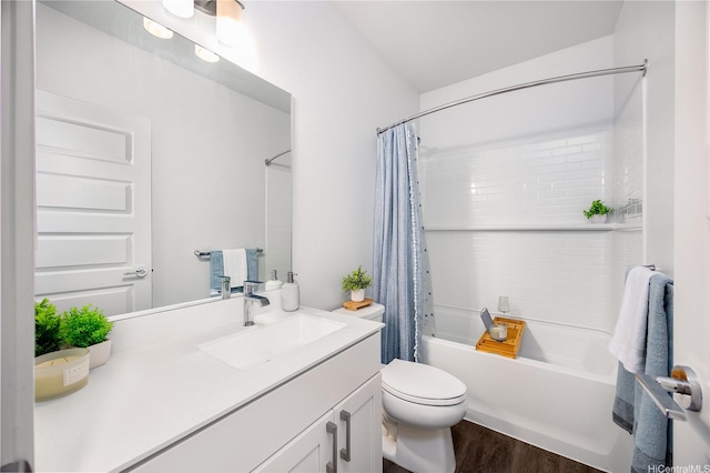 91-3525 Kauluakoko St Unit 2014, Ewa Beach, HI 96706 - full bathroom with wood finished floors, shower / bath combo, vanity, and toilet