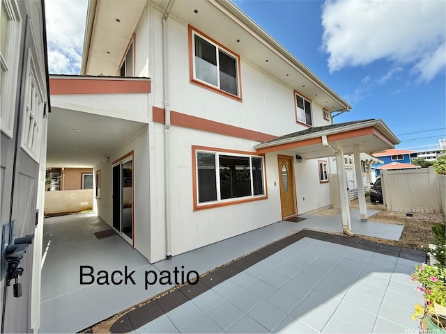 3142 Olu St, Honolulu, HI 96816 - rear view of house featuring a patio and fence
