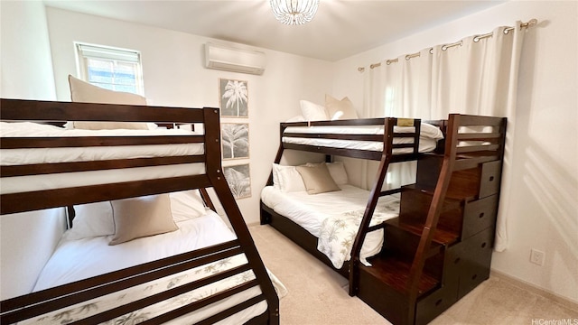 84-928 Maiola St Unit 76, Waianae, HI 96792 - carpeted bedroom featuring a wall unit AC