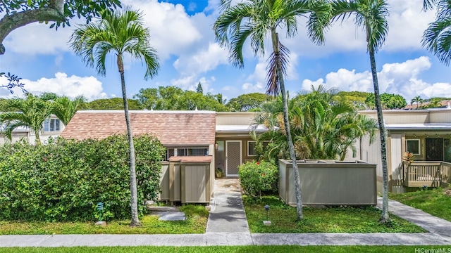 44-3612 Nilu St Unit 9/2, Kaneohe, HI 96744 - view of front of property with a shingled roof