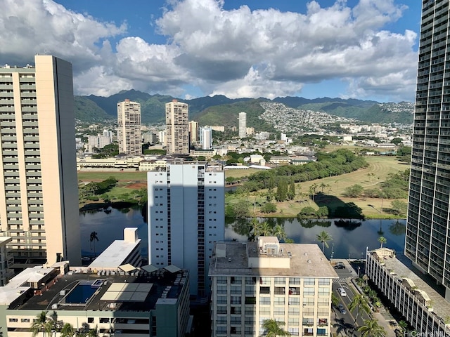 2240 Kuhio Ave Unit 2305, Honolulu, HI 96815 - property's view of city with a water and mountain view