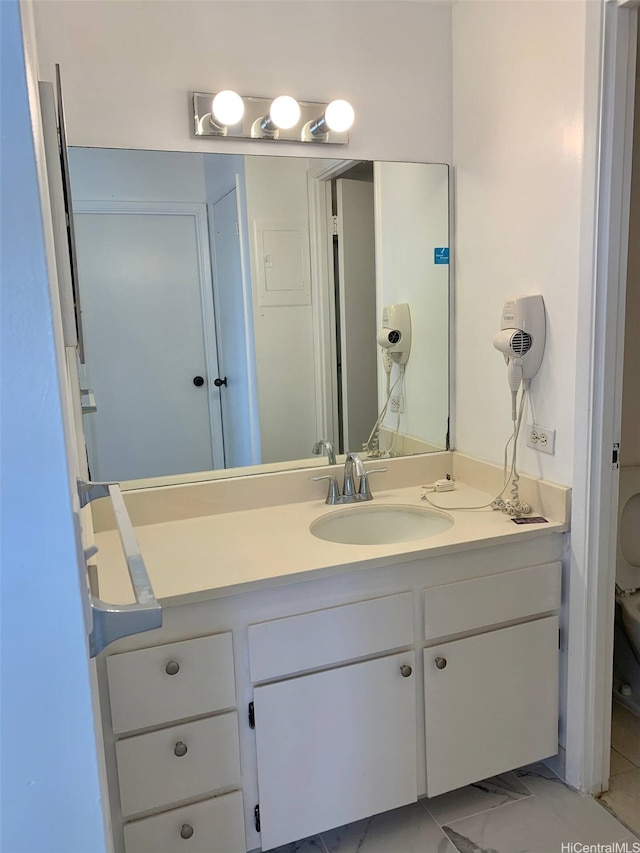 2240 Kuhio Ave Unit 2305, Honolulu, HI 96815 - bathroom featuring toilet and vanity