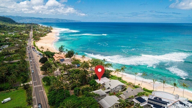 59-75 Hoalua St, Haleiwa, HI 96712 - drone / aerial view of extended coastline