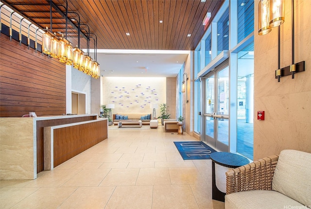 view of reception