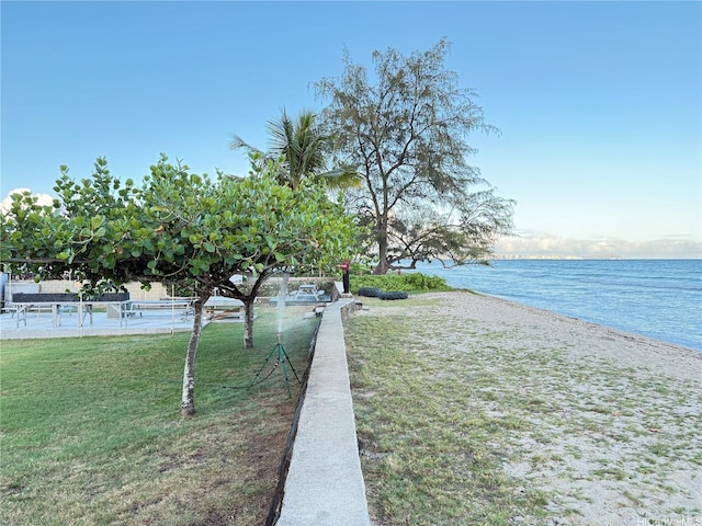 water view featuring a view of the beach
