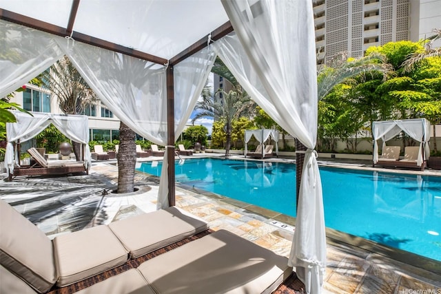 1837 Kalakaua Ave Unit 3304, Honolulu, HI 96815 - view of swimming pool with a patio area