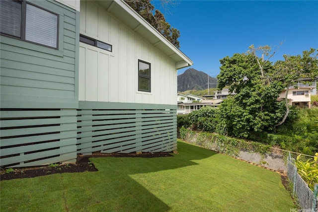 45-842 Anoi Rd Unit E, Kaneohe, HI 96744 - view of yard with a mountain view
