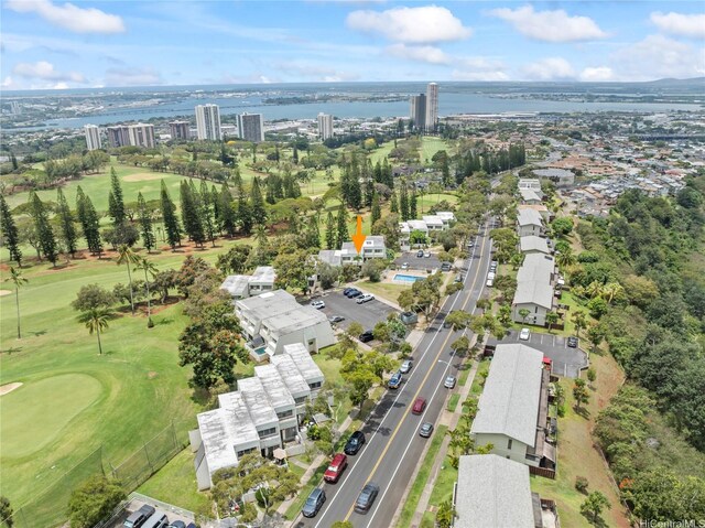98-685 Kaonohi St Unit E, Aiea, HI 96701 - aerial overview of property's location featuring a large body of water and a local golf course