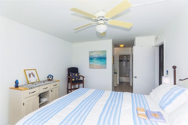2600 Pualani Way Unit 1201, Honolulu, HI 96815 - bedroom with ceiling fan