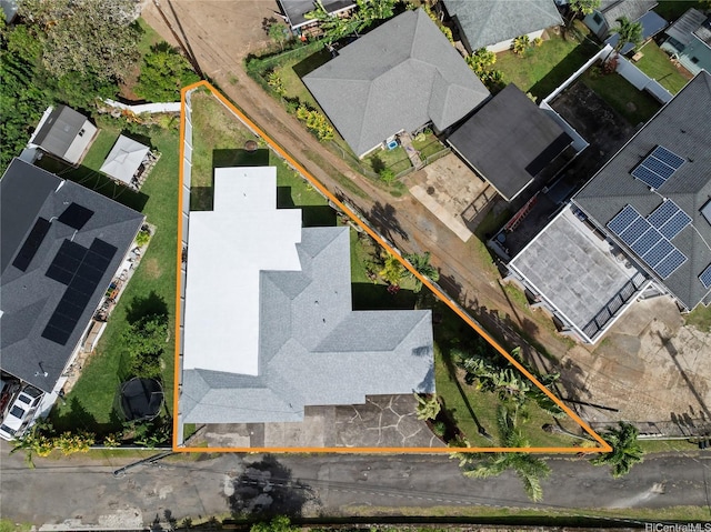 45-533 Pahia Rd, Kaneohe, HI 96744 - drone / aerial view with a residential view