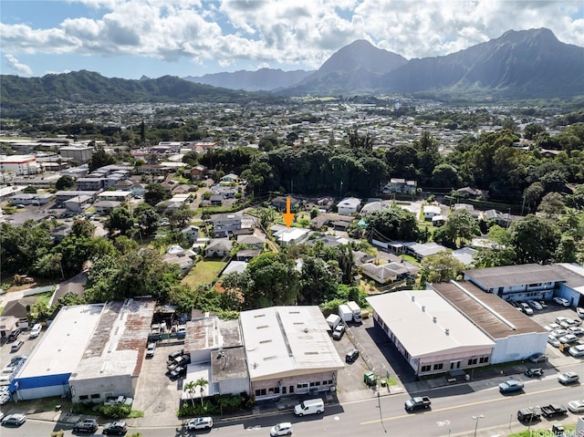 45-533 Pahia Rd, Kaneohe, HI 96744 - drone / aerial view with a mountain view