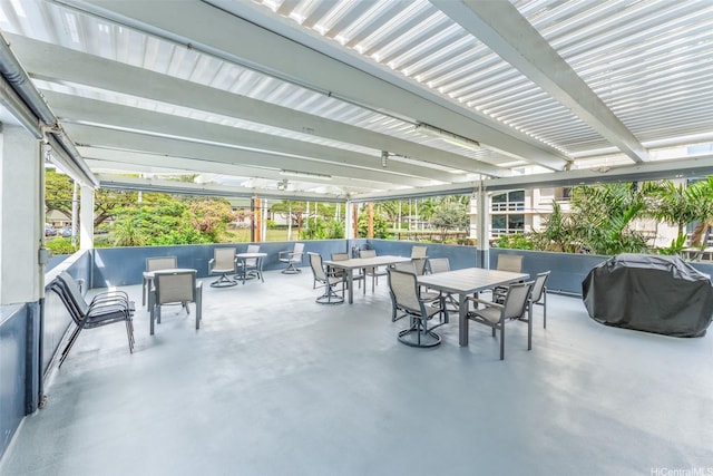 1615 Wilder Ave Unit 604, Honolulu, HI 96822 - view of patio / terrace featuring outdoor dining space, a grill, and outdoor lounge area