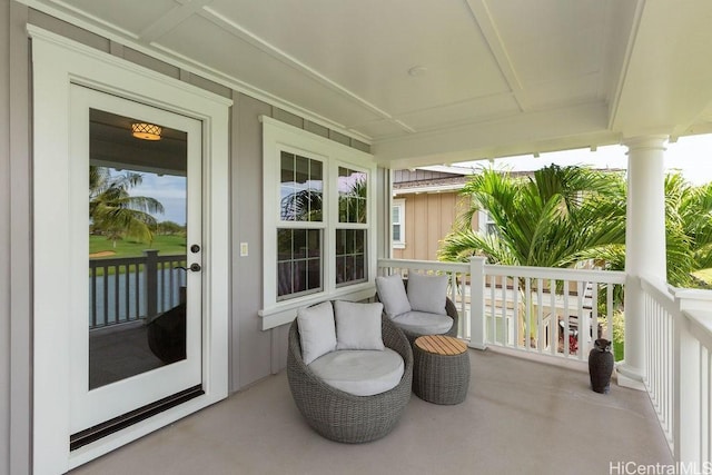 91-1068 Kaikohola St, Ewa Beach, HI 96706 - view of patio featuring covered porch