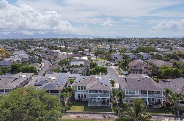 91-1068 Kaikohola St, Ewa Beach, HI 96706 - birds eye view of property with a residential view and a mountain view