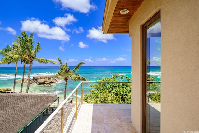 61-279 Kamehameha Hwy, Haleiwa, HI 96712 - balcony featuring view of water and beach