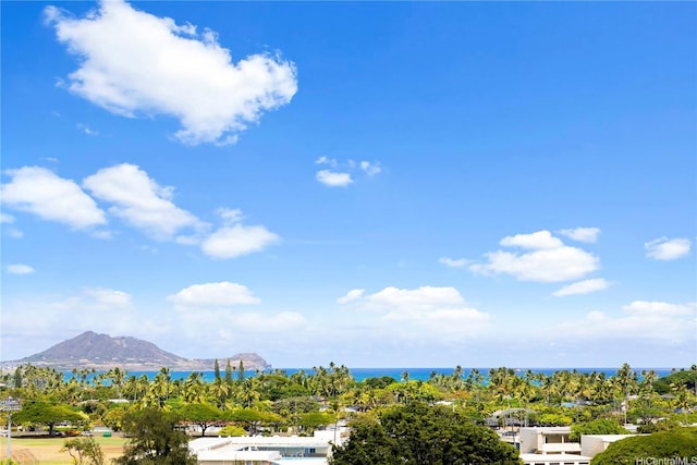 322 Aoloa St Unit 907, Kailua, HI 96734 - exterior space with a water and mountain view