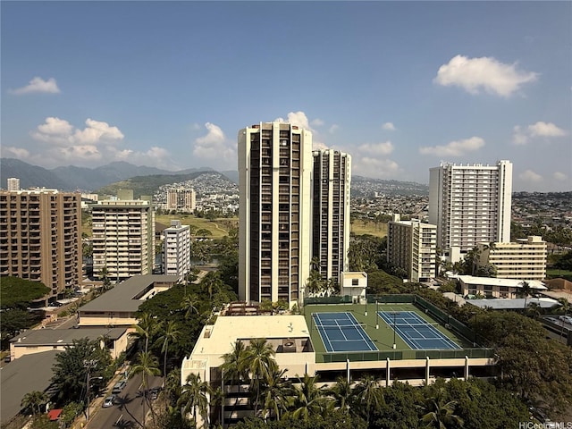229 Paoakalani Ave Unit 1803, Honolulu, HI 96815 - property's view of city featuring a mountain view