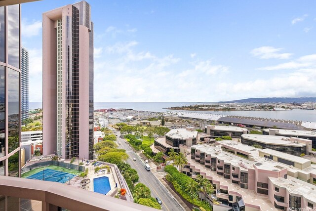 425 S St Unit 2004, Honolulu, HI 96813 - water view with nearby urban area