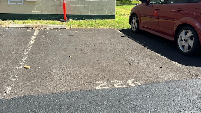 view of uncovered parking lot